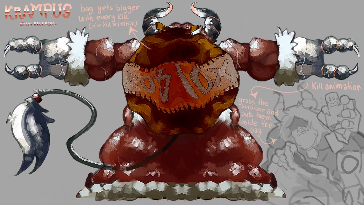lovexisl's tweet photo. ''Krampus'' Sixer Remake
(+ An additional custom bloodhunt concept in the comments.)
#forsaken #forsakenroblox https://t.co/4zFLVceLOt