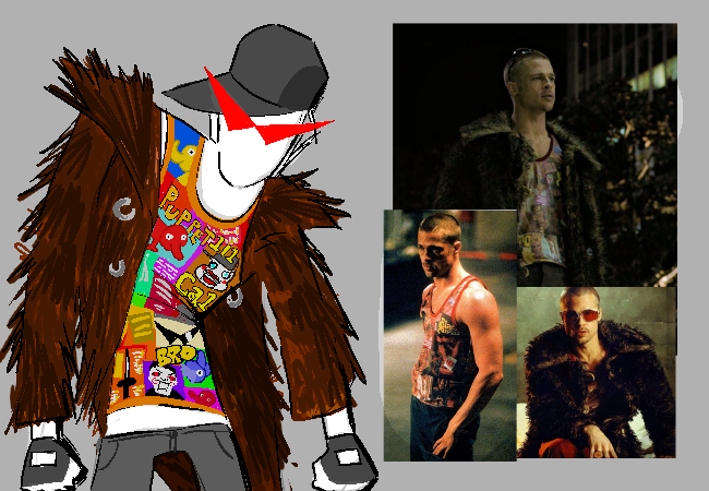 ogWIZARDposter's tweet photo. quick bro!durden drawing 
(ignore how bad the furjacket looks) #strifeclub #fightstuck #homestuck #fightclub #brostrider https://t.co/KAkL7b7qRp