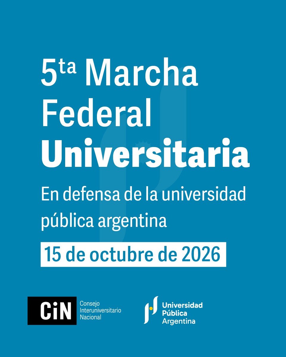 CINoficial's tweet photo. 🗣 Ante la falta de respuesta en el ámbito paritario y judicial, el incumplimiento de la Ley de Financiamiento Universitario y en el marco del debate parlamentario del presupuesto 2027, nos volvemos a encontrar para defender la universidad pública y el sistema científico nacional https://t.co/al0wz7aLR5