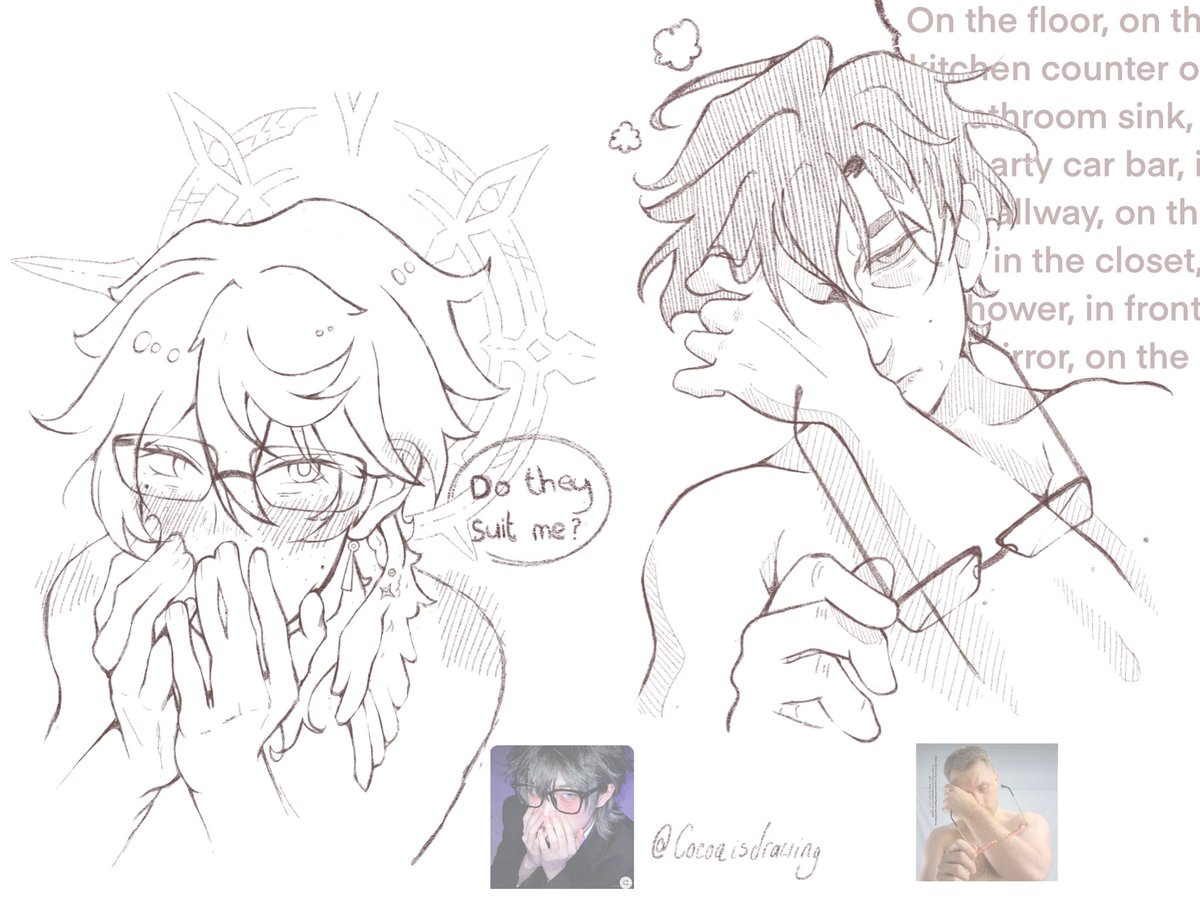 Cocoaisdrawing's tweet photo. Day off work means more #weltday redraws 👓I fear they have consumed me https://t.co/IWSGvAO0ii