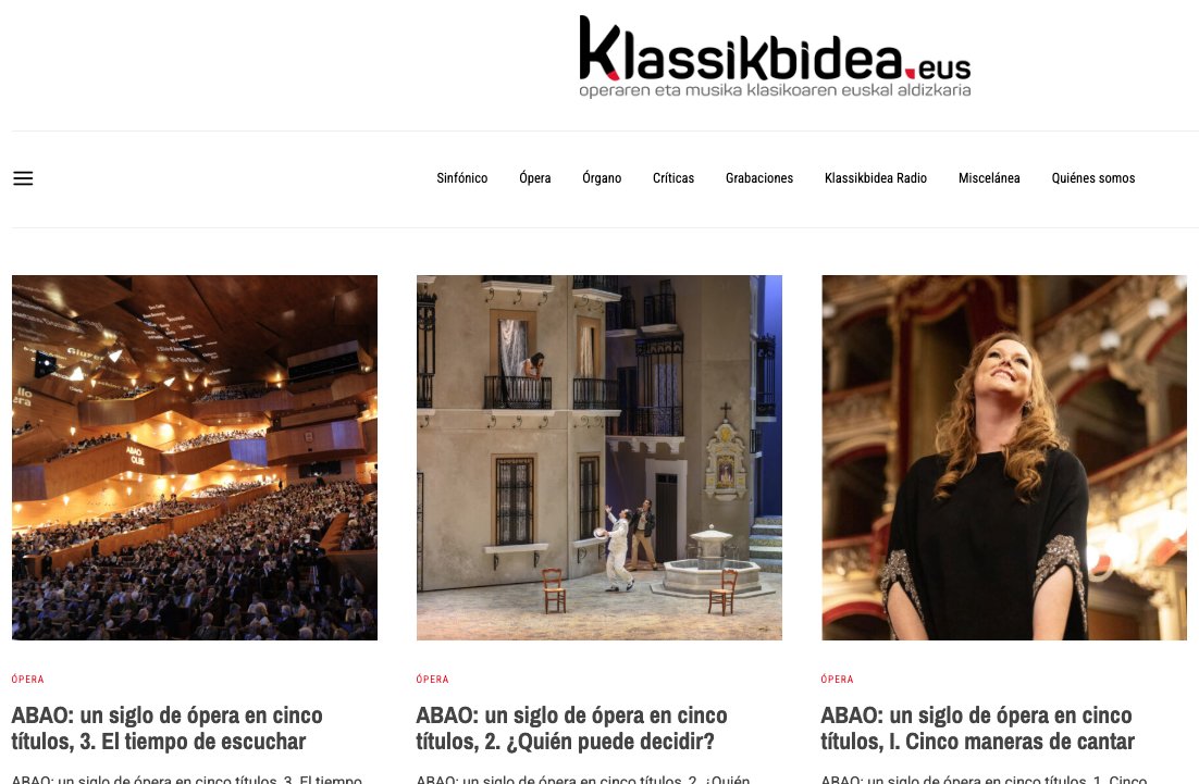 klassikbidea's tweet photo. Las impresiones de @juancarmurillo sobre la temporada de ABAO Bilbao Opera, en tres artículos en https://t.co/Qwp20l8ekl https://t.co/Jc9ptog4fj