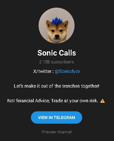 Sonicdyor's tweet photo. if you’re not in the TG, you’re missing the plays 👀

come cook with us 🫡⤵️

https://t.co/o52d02HKQc https://t.co/iDHbvSZKeG