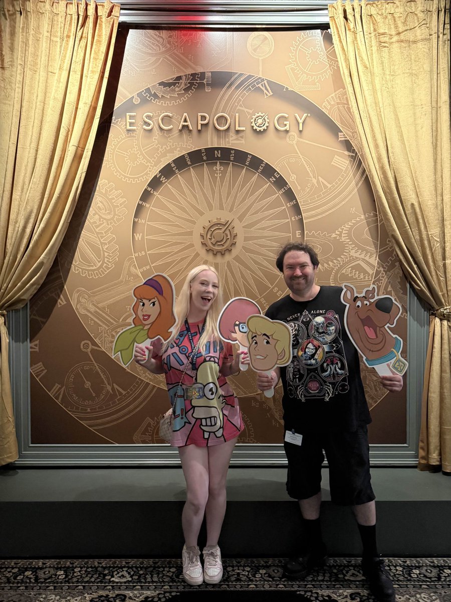 yenom03's tweet photo. This was 1 year ago today. The first time @TheGigiSweets and I ever hung out. I was so nervous that entire day leading up to doing the escape room. We made it out. https://t.co/3HmiXV3ssk