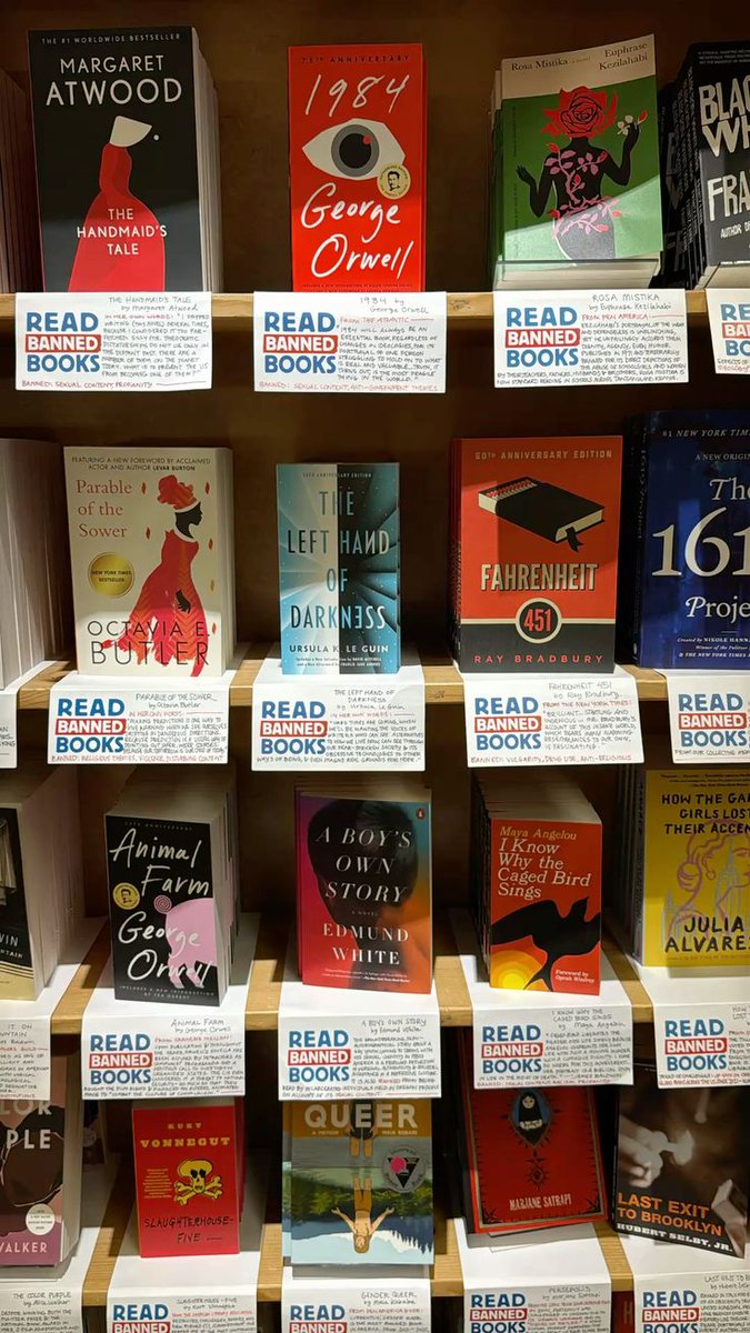 DavidKairoT's tweet photo. Buy banned books before they are burnt. https://t.co/lL6CHk452O