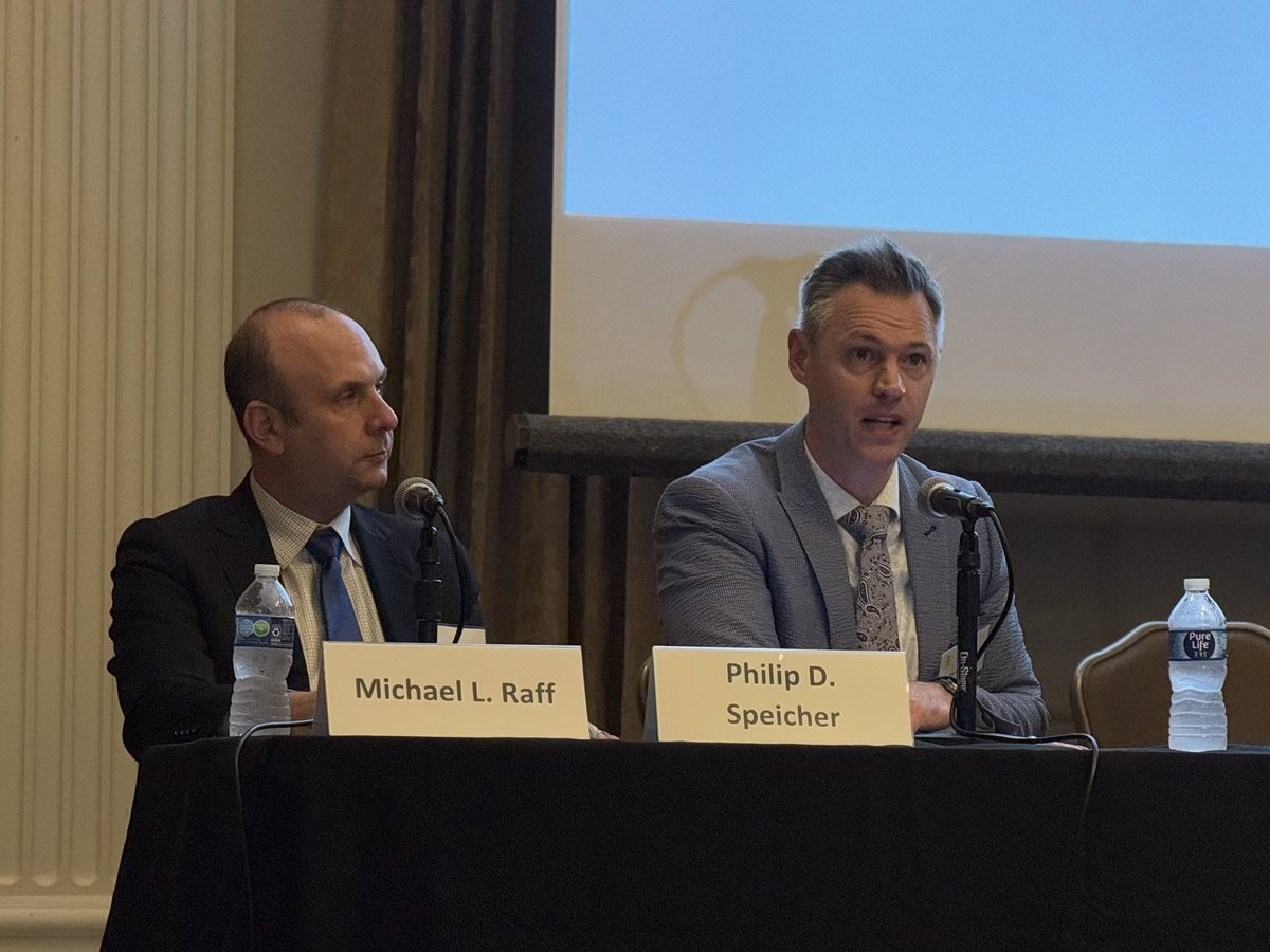 ISBAlawyer's tweet photo. Michael L. Raff, Law Offices of Michael Raff, LLC, &amp; Philip D. Speicher,  Mathis Marifian &amp; Richter Ltd., present “Law Firm Tax &amp; Entity Selection” during the ISBA Solo &amp; Small Firm Conference 2026.

Special thanks to moderator Pamela Kuzniar, Haid &amp; Teich LLP. 

#ISBA #SSFC26 https://t.co/R0IAOKZrZN