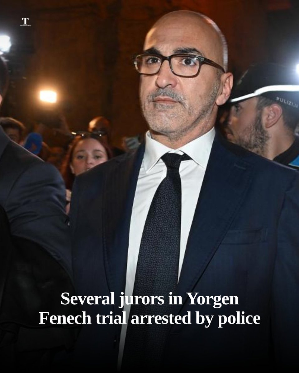 TheTimesofMalta's tweet photo. Several jurors in Yorgen Fenech trial arrested by police https://t.co/2xdXClYrkZ https://t.co/266bE7XcM7