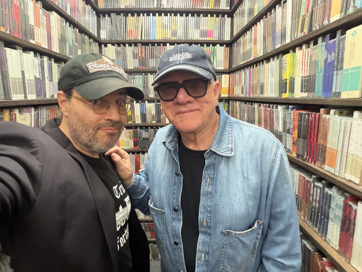 AdamRifkin's tweet photo. Just hangin out with @McDowellMalc at the @Criterion Closet!
.
#LastTrainToFortune #AClockworkOrange #Western #MalcolmMcdowell #criterioncollection https://t.co/XWQASA21Gj