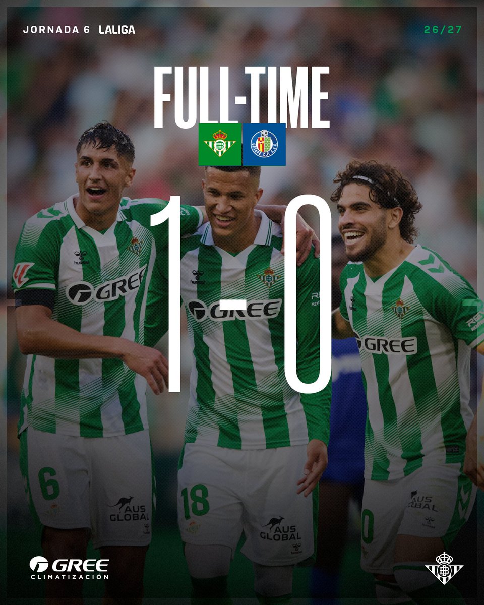 RealBetis's tweet photo. ¡¡¡FINAAAAAAAAAAAL!!! ¡¡ESTA 𝐕𝐈𝐂𝐓𝐎𝐑𝐈𝐀 SE QUEDA EN 𝐂𝐀𝐒𝐀!! 🏡💚

¡¡SEGUIMOS, BETIS!! 💪 https://t.co/Drl57gQez1