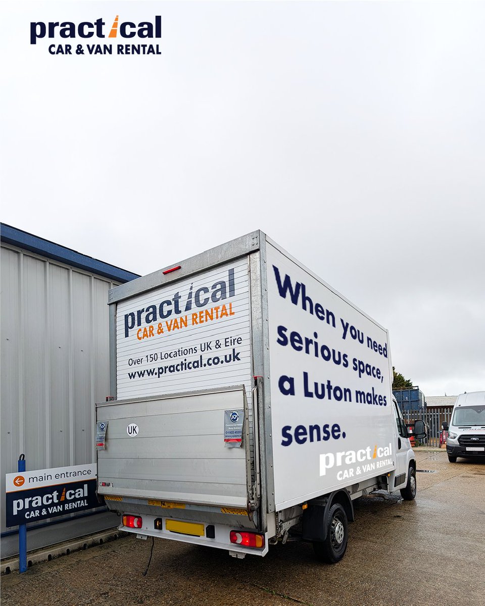 PracticalHQ's tweet photo. Moving something bigger? 📦🚛
A Luton gives you the extra space to make the job easier.

https://t.co/ZKQAApZBE3 https://t.co/MKFRrbemWr