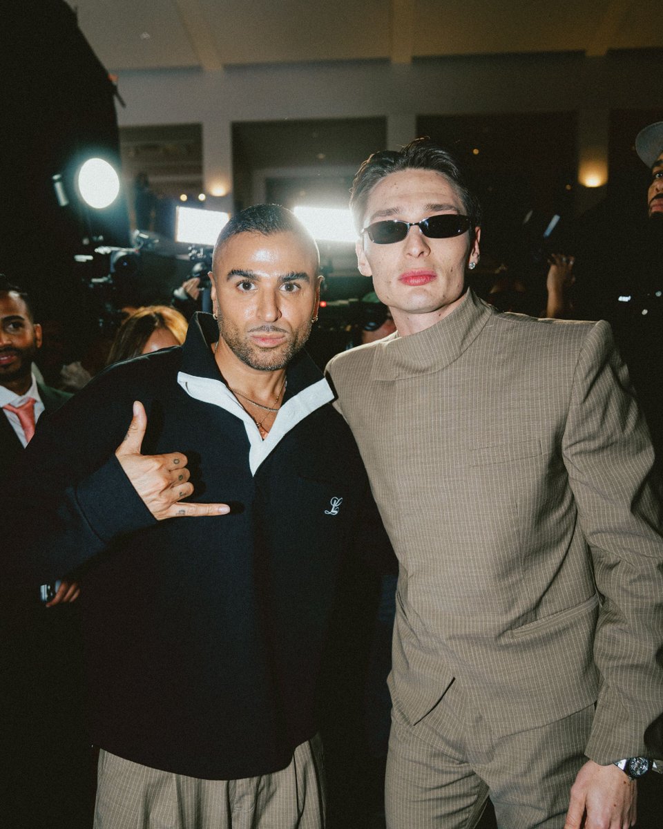 GQMagazine's tweet photo. Shoutout to Peso Pluma for giving us a ride to the Luar show in his Escalade. https://t.co/Sovbn2fLkf https://t.co/KC5BCmgjtJ