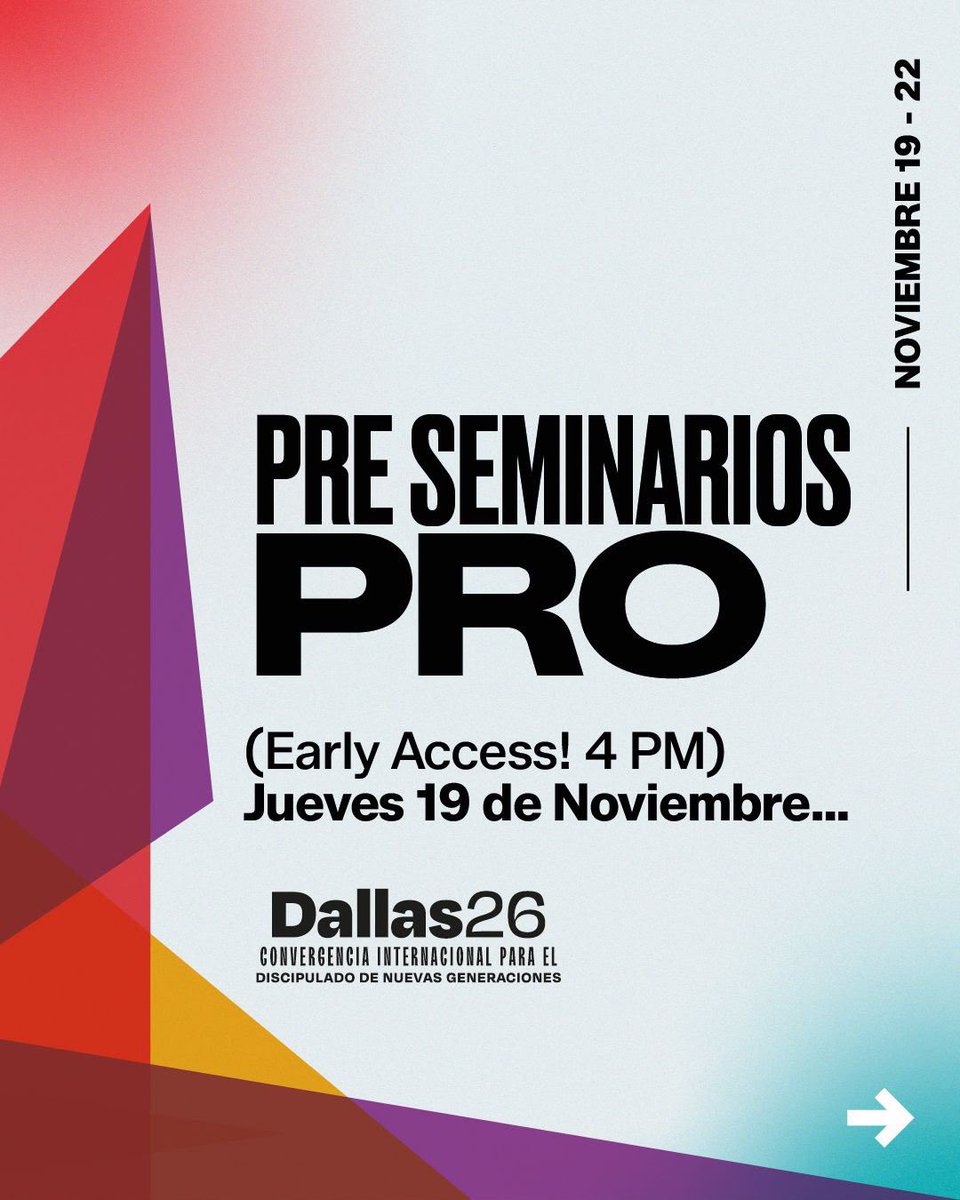 e625com's tweet photo. Ya tenemos confirmados pastores y líderes llegando de más de 20 naciones y la #ConvergenciaE625 comienza el JUEVES 19 de Noviembre con los Seminarios Pro a las 4 PM con estos temas super importantes 🔥🎯

Dale, no te quedes afuera 😱 registra YA en https://t.co/TprylLQX2l

¡Que no te la cuenten! ¡Será histórica!

#discipulado