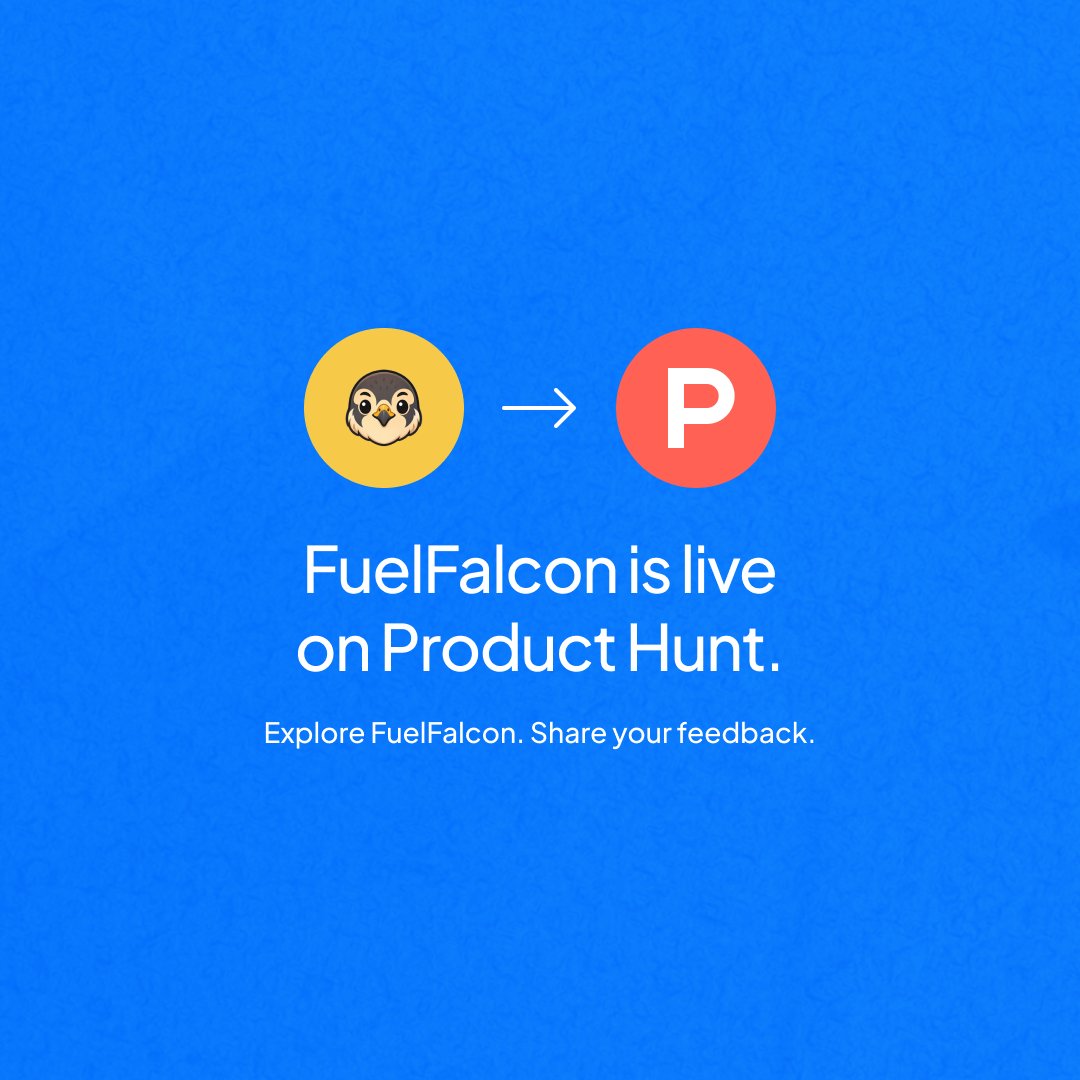 FuelFalcon_io's tweet photo. Dan here 👋 Know someone who’s always hunting for cheaper fuel? Send them FuelFalcon! We’re on Product Hunt today. Take a look, share your feedback, and pass it on. An upvote is welcome if you like it!

https://t.co/9pYoRvxaPg https://t.co/WVc6LAOWQK
