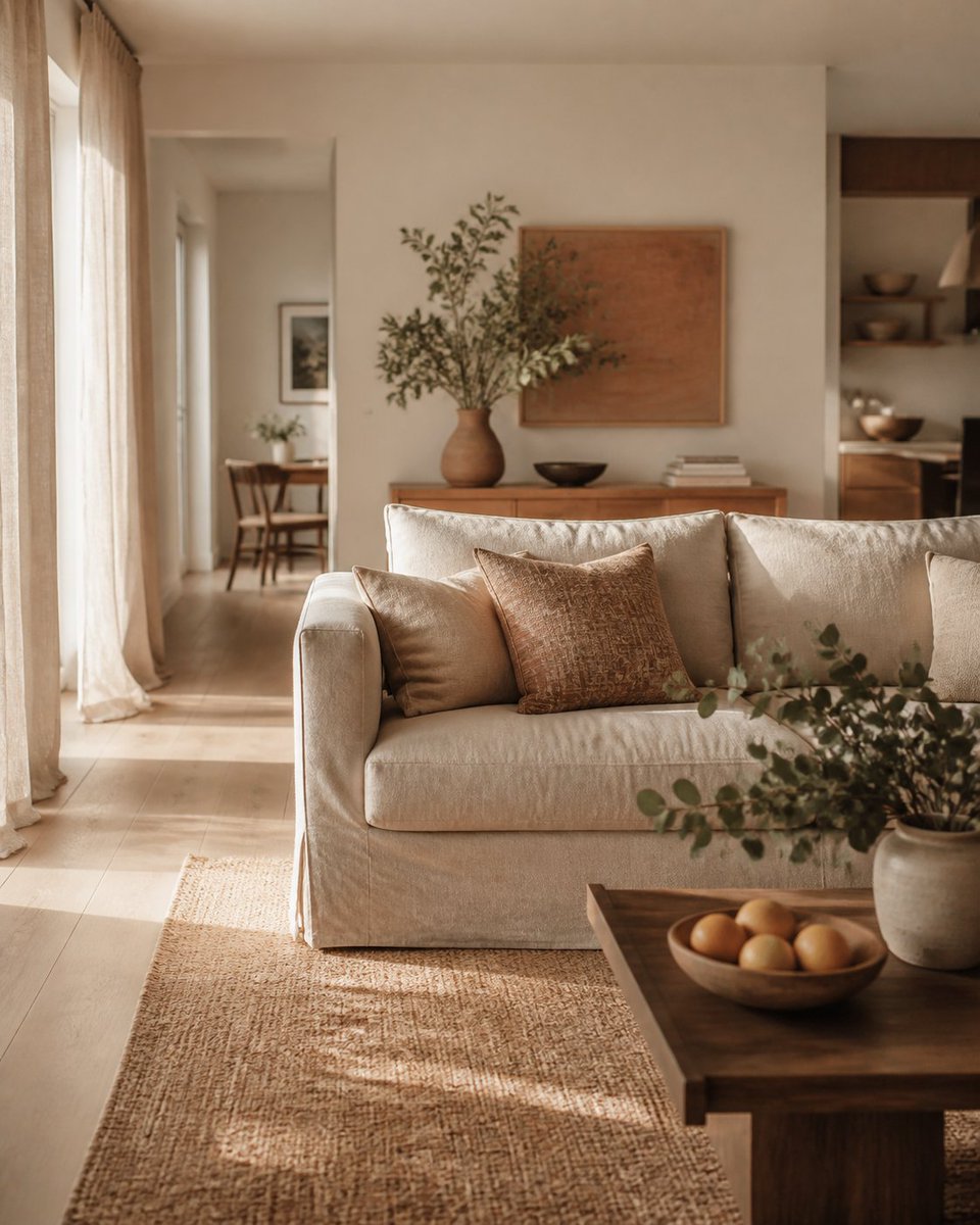 BestCapeRealty's tweet photo. Buyers don’t fall in love with empty corners—they fall for flow. 🛋️
Slide sofas off the walls, anchor with a rug, and create clear walkways so rooms feel larger and more inviting.
Small tweaks, big perceived square footage.
#homestaging #interiordesign #realestate https://t.co/UWP2FOxlw1
