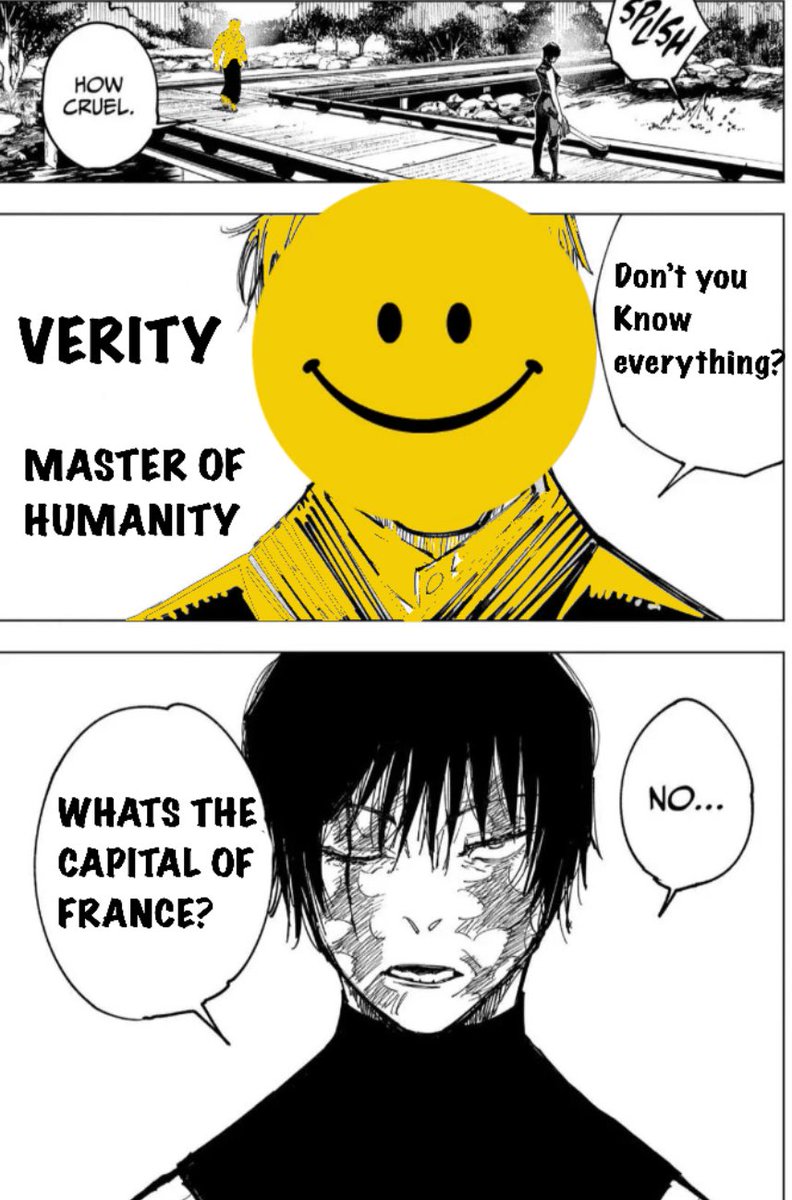 Skelegoat486's tweet photo. What if Naoya was Verity? A what if story… 🤔💭🧐 https://t.co/OajQYHAMsQ