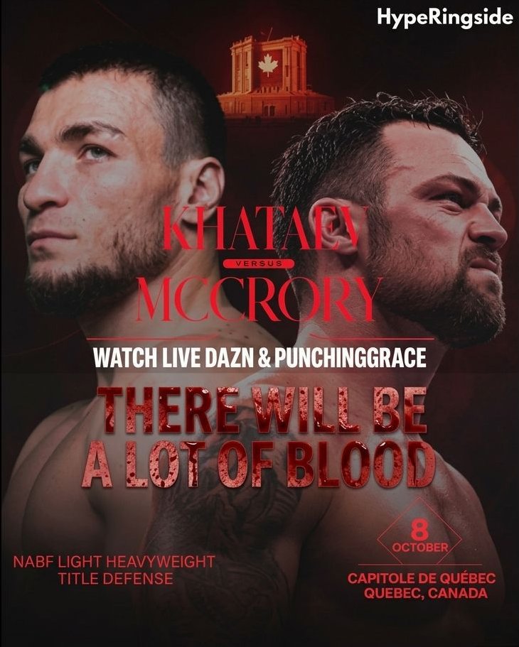 Imam_Khataev's tweet photo. Guys, see you on October 8th. Let's go!🦾 https://t.co/0gPKtlr3Y7