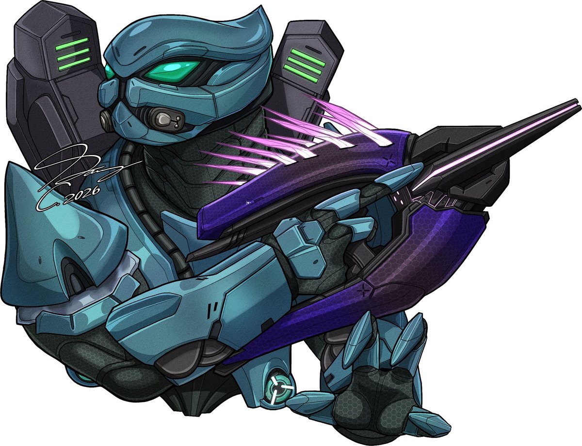 Halo's tweet photo. .@pickledgear knows how to do justice to the Elite Ranger. https://t.co/cxS2XbhBeZ