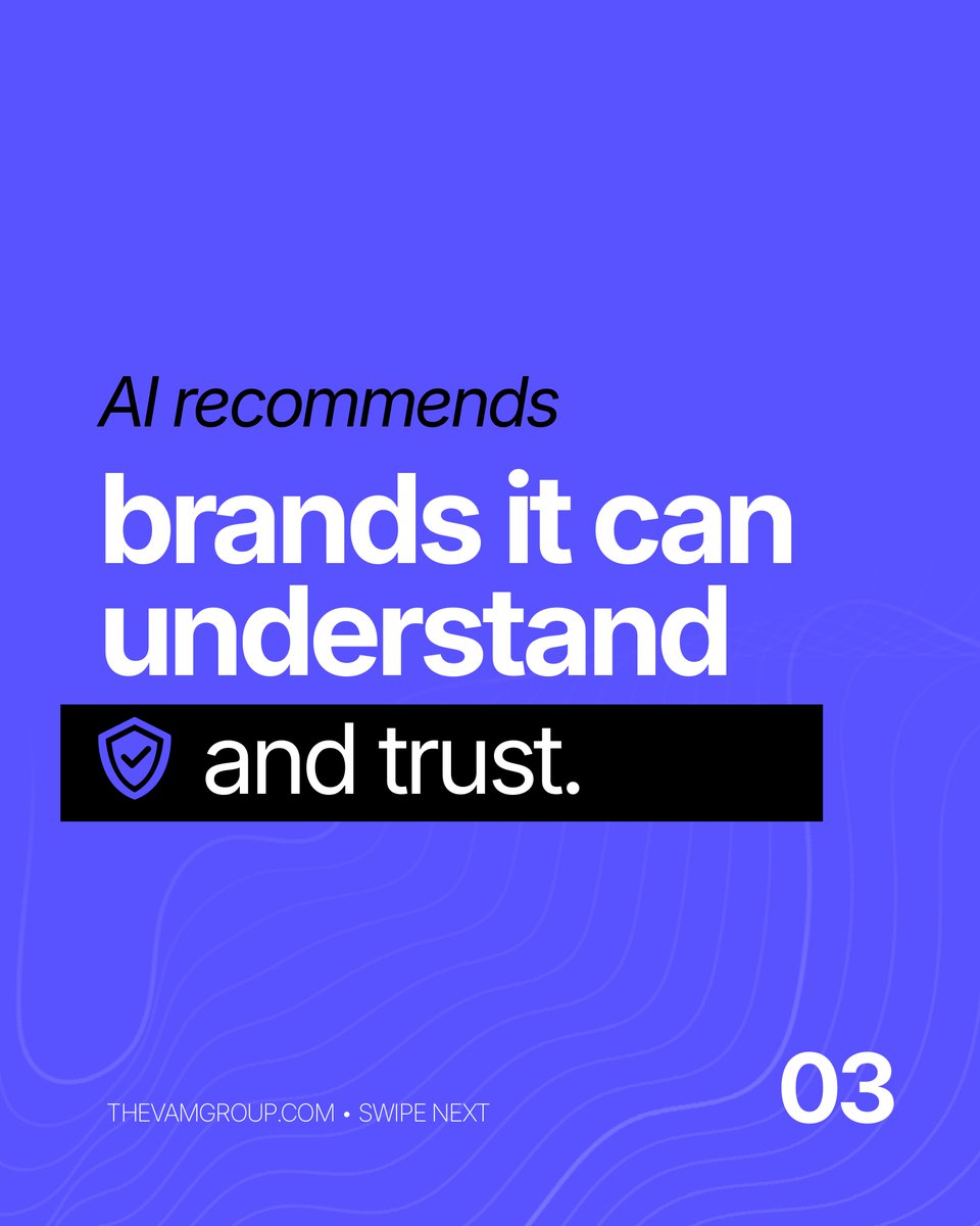 vam_group's tweet photo. Your website isn't just competing for clicks anymore.

It's competing to become part of the answer.

As AI changes how people research, businesses need authority, helpful content, and clearly structured information.

#TheVAMGroup #AIsearch #AEO #SEO https://t.co/RFetKebaR5