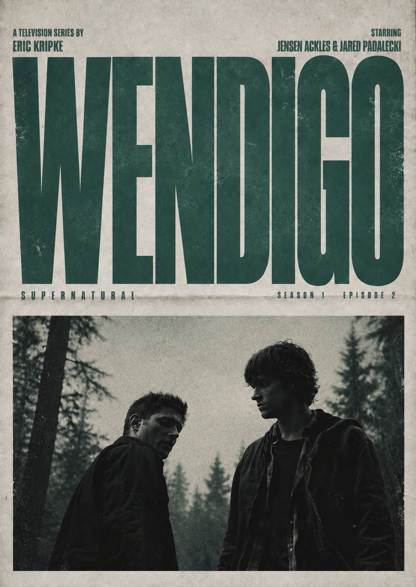 spn_aesthetic's tweet photo. EPISODE OF THE DAY - S01E02: WENDIGO 

IMDB RATING - 7.8/10

MY RATING - 9.5/10

RE-WATCH VALUE - It has high rewatch value, especially if you love the early Supernatural vibe.

I don't think I need to explain myself.

The pilot was great, but Wendigo was just...

Wendigo is easily a Top 10 Supernatural episode of all time and easily a Top 3 S1 episode for me.

The theme. The lighting. The story. The thrilling scenes. The emotional factor. The atmosphere.

The whole episode was just perfect. Just PERFECT.

It genuinely felt like watching a horror movie rather than a TV episode.

Absolute cinema.