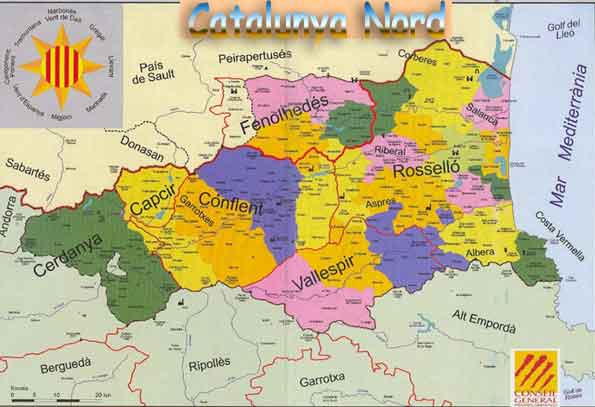 Virgili7's tweet photo. 2. El massís de les Corberes és el grup de muntanyes que separa la Catalunya Nord del Llenguadoc (Occitània) (però situades ja dins el Lleguadoc, gairebé del tot).

Simplificant una mica, podem dir que Catalunya Nord és al nord de l'Albera i al sud de les Corberes.

Que corri! https://t.co/facLaIAfTN