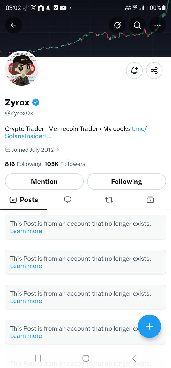 zkill3rs's tweet photo. Beware of this scammer!!!@Zyrox0x
All the posts he used for rugged pull were deleted. Pls report him. 
Bloody scammer !!!!! https://t.co/VdXMjYnLXe