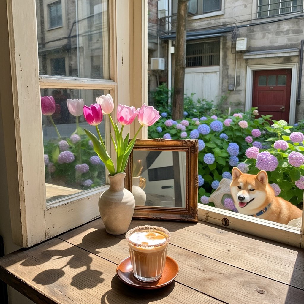 alinj090144's tweet photo. Today’s walk: Sun-dappled city lane, found a cute vintage bookstore tucked between cafes. Small joys make the day! https://t.co/HJ29nwv7Sq