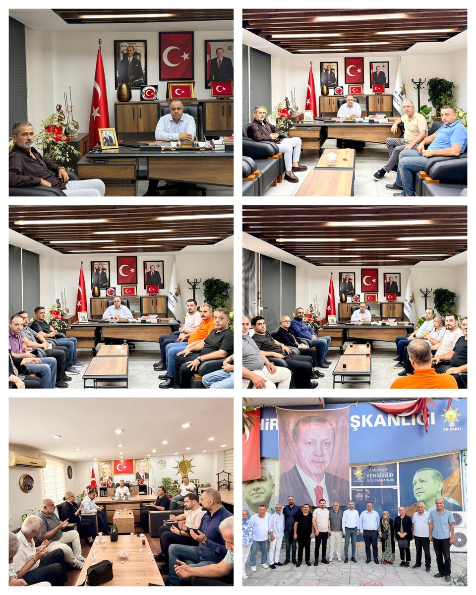 mahsumsevimli's tweet photo. 📍 İlçe Başkanılığımızın Programları

📍 İlçe Binamızda Başkanımızı Ziyaret Edenler 

▪️ Sn. Sekvan Kahraman
▪️ Cizreliler Dernek Başkanı Sn. Kamuran Ağaoğlu
▪️ Sn. Ferhat Özdemir
▪️ Sn. Fırat Güneş
▪️ Önceki Dönem İlçe Yöneticimiz Sn. Fevzi İnan

Nazik ziyaretleri ve samimi sohbetleri için tüm misafirlerimize teşekkür ediyoruz.

🤲 Taziye Ziyaretlerimiz

▪️ Yenişehir İlçe Başkanımız Sn. Seyidhan Kartal’ın vefat eden kıymetli kayınvalidesinin taziyesine katılarak ailesinin acısını paylaştık. Merhumeye Allah’tan rahmet, ailesine ve yakınlarına sabır ve başsağlığı diliyoruz.

▪️ Hal Mahallesi sakinlerimizden merhum Selahattin Oğru’nun taziyesine katılarak ailesine ve yakınlarına başsağlığı dileklerimizi ilettik. Merhuma Allah’tan rahmet diliyoruz.

🏠 Hane Ziyaretlerimiz

İlçe yöneticilerimizle birlikte, Önceki Dönem İlçe Yöneticimiz Sn. Abidin Emen’i hanesinde ziyaret ederek samimi bir sohbet gerçekleştirdik.

Ardından Sn. Mehmet Durmaz’ı hanesinde ziyaret ederek kendisi ve ailesiyle bir araya geldik.

🤝 Hayırlı Olsun Ziyaretimiz

Yeni açılan Wastek Motor sahibi Sn. Mert Paksoy’u ziyaret ederek hayırlı olsun dileklerimizi ilettik. Yeni iş yerinin hayırlı ve bereketli olmasını temenni ediyor, bol kazançlar diliyoruz.

📍 Güneş Mahalle Toplantımız

Güneş Mahallemizde; Önceki Dönem İlçe Yöneticilerimiz Sn. Mücahit Bilen ve Sn. Mehmet Birer, Mahalle Başkanımız Sn. Garip Kömürgöz, Sn. Muzaffer Yetkin, Sn. Salih Sal ve Sn. Ömer Tiraki ile birlikte Güneş Mahalle Toplantımızı gerçekleştirdik.

Mahallemizin talep ve beklentilerini değerlendirerek saha çalışmalarımız ve önümüzdeki dönem programlarımız üzerine istişarelerde bulunduk.

🇹🇷 AK Parti Akdeniz İlçe Teşkilatı olarak; mahalle mahalle, hane hane hemşehrilerimizle bir araya gelmeye, iyi ve zor günlerinde yanlarında olmaya ve Akdeniz’imiz için gönül gönüle çalışmaya devam ediyoruz.@vahitatalan