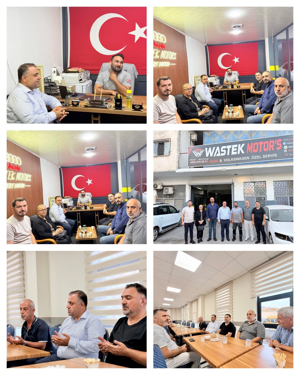 mahsumsevimli's tweet photo. 📍 İlçe Başkanılığımızın Programları

📍 İlçe Binamızda Başkanımızı Ziyaret Edenler 

▪️ Sn. Sekvan Kahraman
▪️ Cizreliler Dernek Başkanı Sn. Kamuran Ağaoğlu
▪️ Sn. Ferhat Özdemir
▪️ Sn. Fırat Güneş
▪️ Önceki Dönem İlçe Yöneticimiz Sn. Fevzi İnan

Nazik ziyaretleri ve samimi sohbetleri için tüm misafirlerimize teşekkür ediyoruz.

🤲 Taziye Ziyaretlerimiz

▪️ Yenişehir İlçe Başkanımız Sn. Seyidhan Kartal’ın vefat eden kıymetli kayınvalidesinin taziyesine katılarak ailesinin acısını paylaştık. Merhumeye Allah’tan rahmet, ailesine ve yakınlarına sabır ve başsağlığı diliyoruz.

▪️ Hal Mahallesi sakinlerimizden merhum Selahattin Oğru’nun taziyesine katılarak ailesine ve yakınlarına başsağlığı dileklerimizi ilettik. Merhuma Allah’tan rahmet diliyoruz.

🏠 Hane Ziyaretlerimiz

İlçe yöneticilerimizle birlikte, Önceki Dönem İlçe Yöneticimiz Sn. Abidin Emen’i hanesinde ziyaret ederek samimi bir sohbet gerçekleştirdik.

Ardından Sn. Mehmet Durmaz’ı hanesinde ziyaret ederek kendisi ve ailesiyle bir araya geldik.

🤝 Hayırlı Olsun Ziyaretimiz

Yeni açılan Wastek Motor sahibi Sn. Mert Paksoy’u ziyaret ederek hayırlı olsun dileklerimizi ilettik. Yeni iş yerinin hayırlı ve bereketli olmasını temenni ediyor, bol kazançlar diliyoruz.

📍 Güneş Mahalle Toplantımız

Güneş Mahallemizde; Önceki Dönem İlçe Yöneticilerimiz Sn. Mücahit Bilen ve Sn. Mehmet Birer, Mahalle Başkanımız Sn. Garip Kömürgöz, Sn. Muzaffer Yetkin, Sn. Salih Sal ve Sn. Ömer Tiraki ile birlikte Güneş Mahalle Toplantımızı gerçekleştirdik.

Mahallemizin talep ve beklentilerini değerlendirerek saha çalışmalarımız ve önümüzdeki dönem programlarımız üzerine istişarelerde bulunduk.

🇹🇷 AK Parti Akdeniz İlçe Teşkilatı olarak; mahalle mahalle, hane hane hemşehrilerimizle bir araya gelmeye, iyi ve zor günlerinde yanlarında olmaya ve Akdeniz’imiz için gönül gönüle çalışmaya devam ediyoruz.@vahitatalan