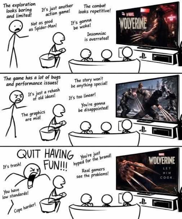 tonylvalenz's tweet photo. Don’t mind me, just enjoying my second play through on New Game+ for Wolverine 😁 https://t.co/DY1YotW2Ts