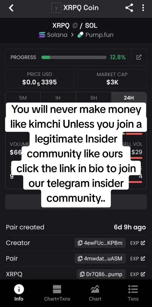 meme_insider000's tweet photo. You will never make money like kimchi unless you're in a legit Insider group 

Click the link below to join our telegram insider community 

https://t.co/3iRXMgRNJ4

https://t.co/3iRXMgRNJ4

https://t.co/3iRXMgRNJ4 https://t.co/0PgjHgSbgF