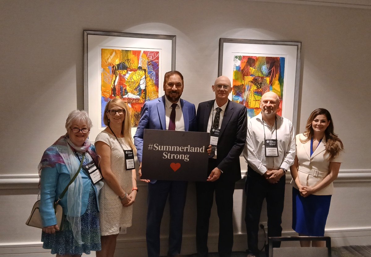 JagrupBrar1's tweet photo. Thank you District of Summerland for taking the time to meet with me and MLA @amboultbee at UBCM - my heart has been with you through the tragic wildfires this summer - and all of B.C. stands with you as rebuilding takes place. #SummerlandStrong ❤️ https://t.co/Q9Mjgp526k