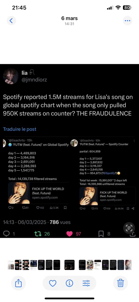dieynamochi's tweet photo. @Soyaarubyjane @Hxpelxssnxss @lym1dklover @taejsa_ Mdr acting like Lisa n’a jamais perdu de streams 😂 https://t.co/NX7uiaYWJx