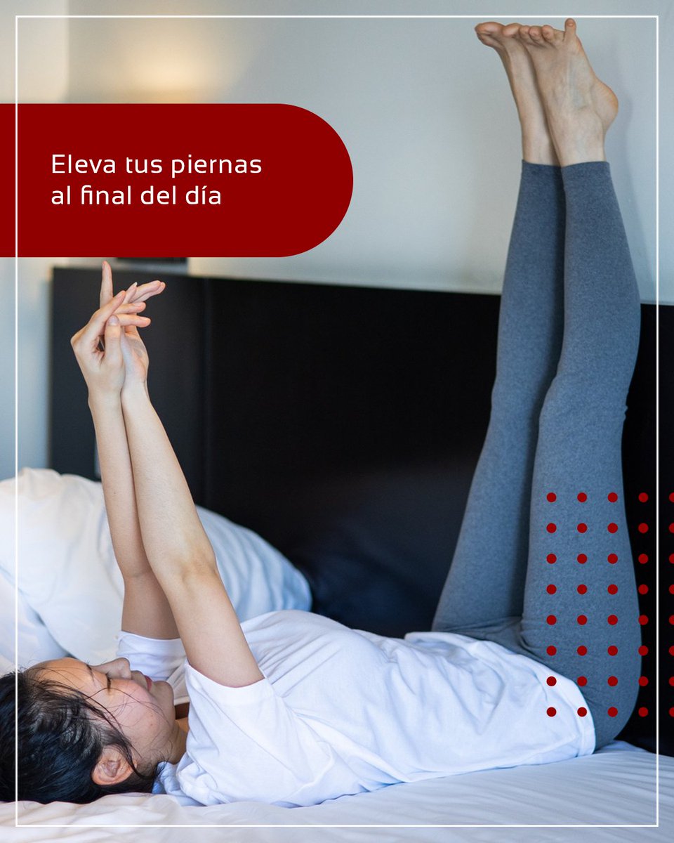MedicVascular's tweet photo. Si pasas muchas horas sentado o de pie, dale unos minutos de descanso a tus piernas.

Elevarlas puede ayudar a disminuir temporalmente la sensación de pesadez e inflamación.

Un pequeño hábito también puede ser parte de tu cuidado vascular.

#ConsejosDeSalud #Circulación https://t.co/rWcd7bVRFF
