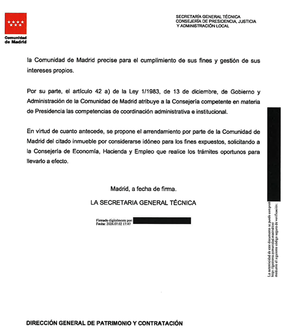 carlossmato's tweet photo. Ayuso mintió como una bellaca.
Ni obras en Sol, ni oficinas.
Patrimonio alquiló el ático de lujo a la empresa pública que lo adquirió para uso residencial de autoridades.
Enfrente de la casa de la mamá de Isabel.
No hay informe de necesidad en el expediente.
Que dimita https://t.co/0C6EZ4kiBz