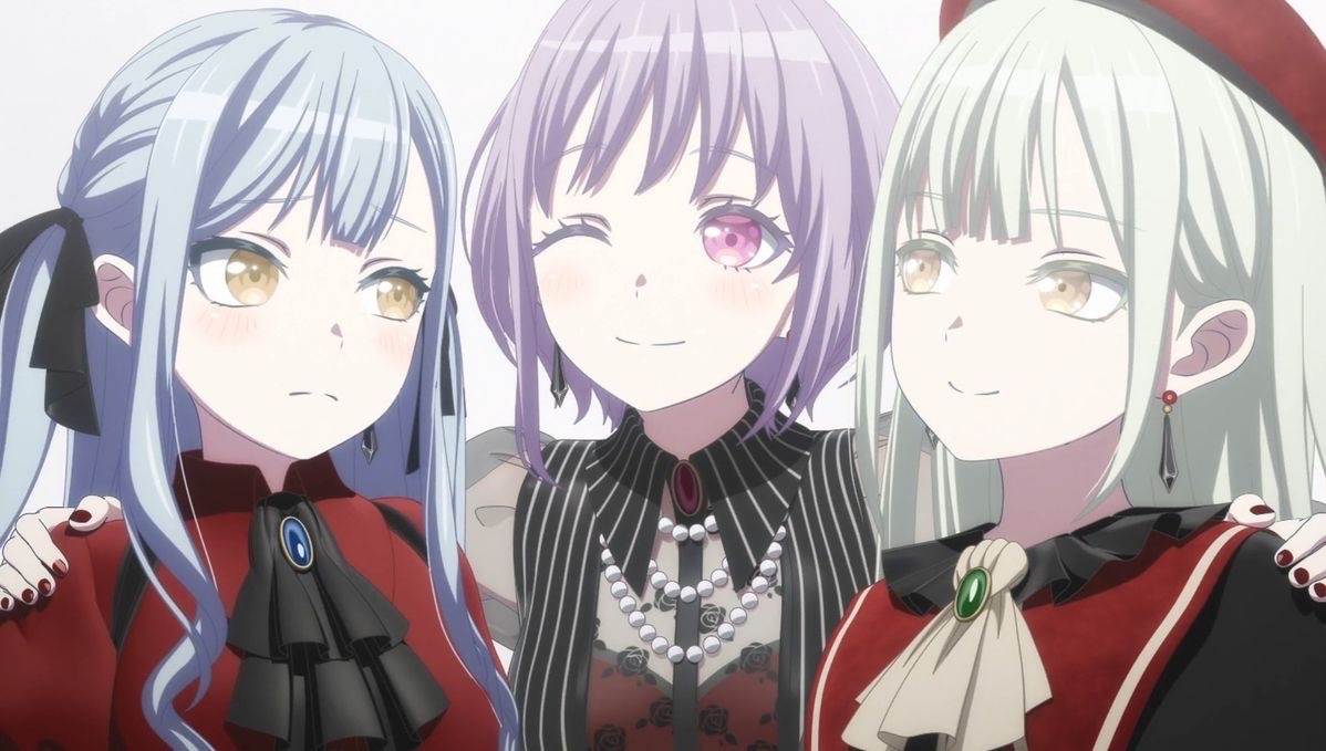 vxmptwi's tweet photo. i love the big ass frown sakiko has when nyamu is around https://t.co/YWrbD8xQuN