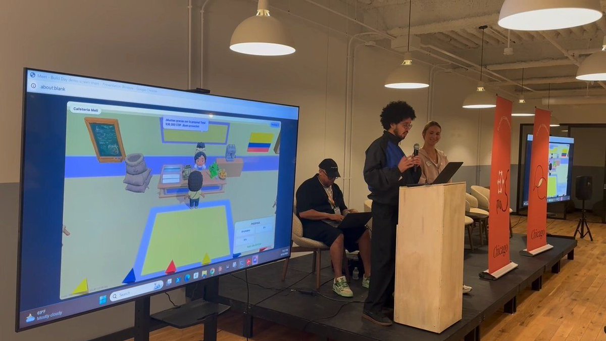 thrixelinc's tweet photo. This week, Thrixel participated in the Chicago Claude Community Build Day! 🎉

We saw tons of imaginative assets and clever ideas. One of the standout builds was an interactive, game-like experience built by https://t.co/w6RNs8MPrU for practicing conversational Spanish. We'd like to extend our thanks to Todd Walton for organizing the event.

Agent-first 3D is opening the field to a whole new wave of builders. What would you create? ⚒️

Try Thrixel for free today: https://t.co/11LFL4f617