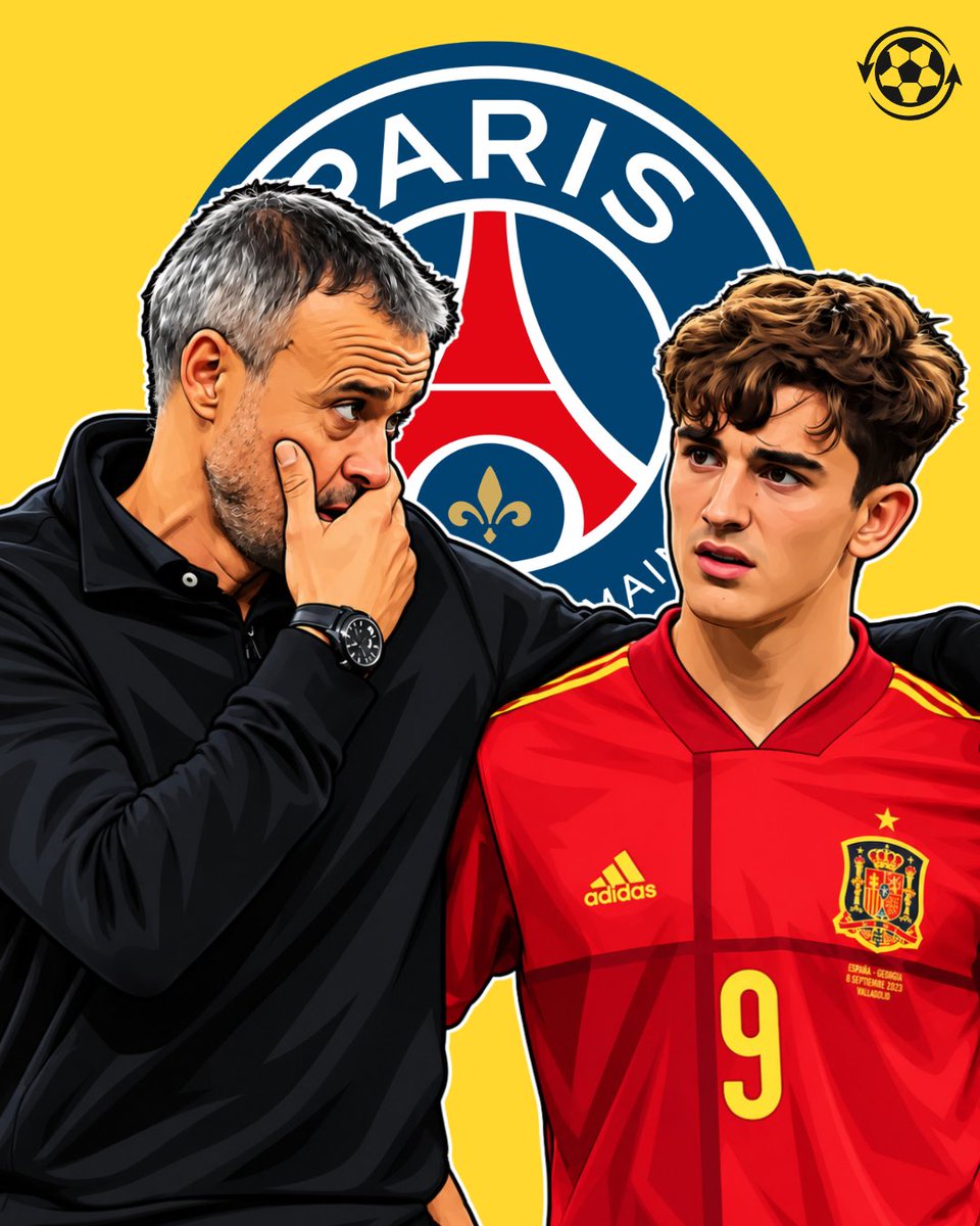 DeadlineDayLive's tweet photo. 🚨 PSG have set their sights on a move for Barcelona midfielder Gavi. 🇪🇸

Luis Enrique is keen to bring the Spanish international to Paris. 

(Source: Paristeamfr) https://t.co/tX3H7vDnJH