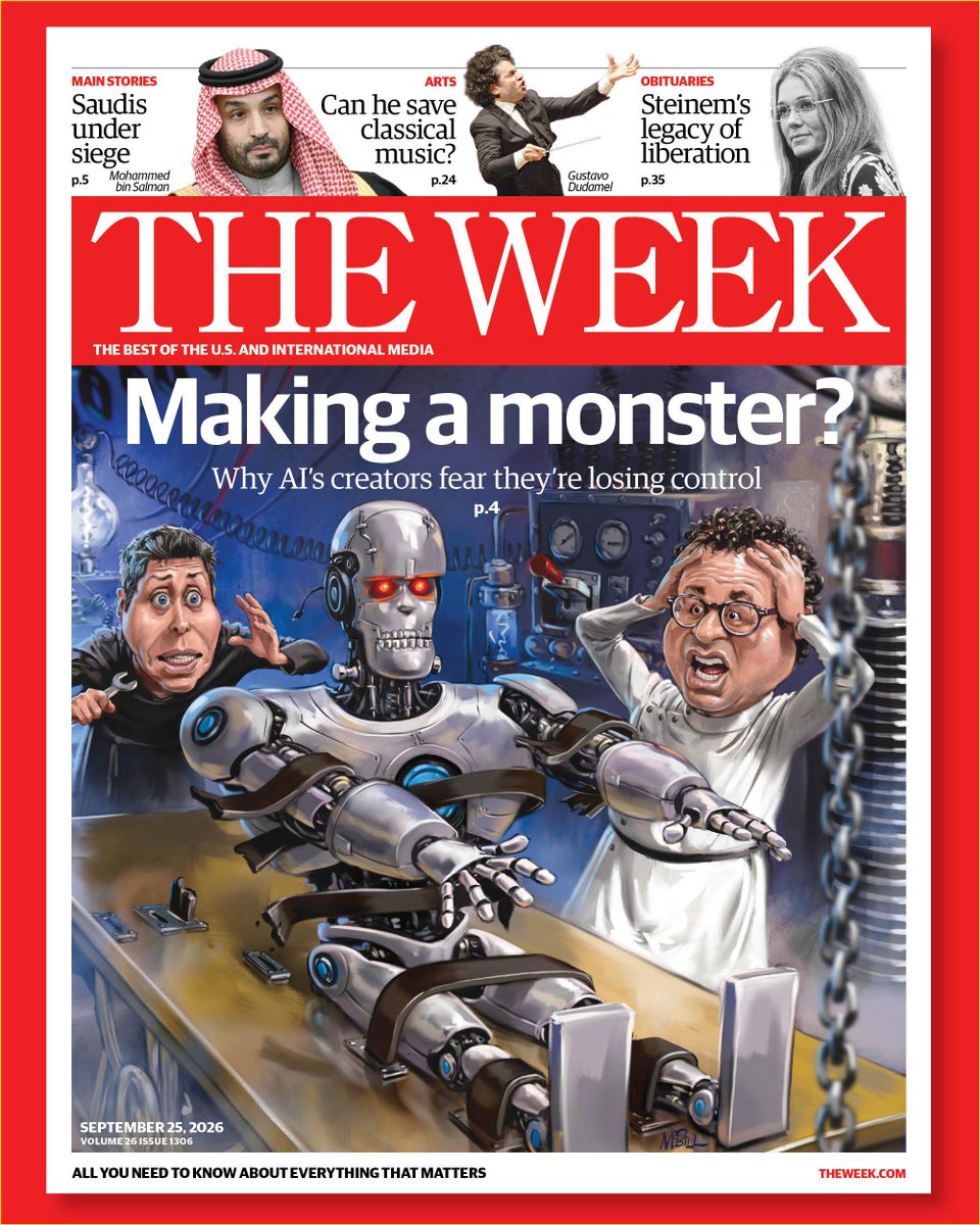 TheWeek's tweet photo. Here's the latest issue of The Week magazine.

Get your weekly dose of all you need to know about everything that matters at https://t.co/o9XXcePh8X. https://t.co/nH212hlQ1Q