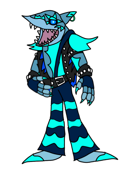 Tomahto_3d's tweet photo. A complete overhaul of this Glamrock Oc Sharky.
The original concept that kicked if all off was designed by @megashark590 I modeled the first version back in 2023 and he's been my main testing ground for everything I've learned in Blender since!

Nearly 𝟒 𝐲𝐞𝐚𝐫𝐬 of progress! https://t.co/HpsqHF8sOG