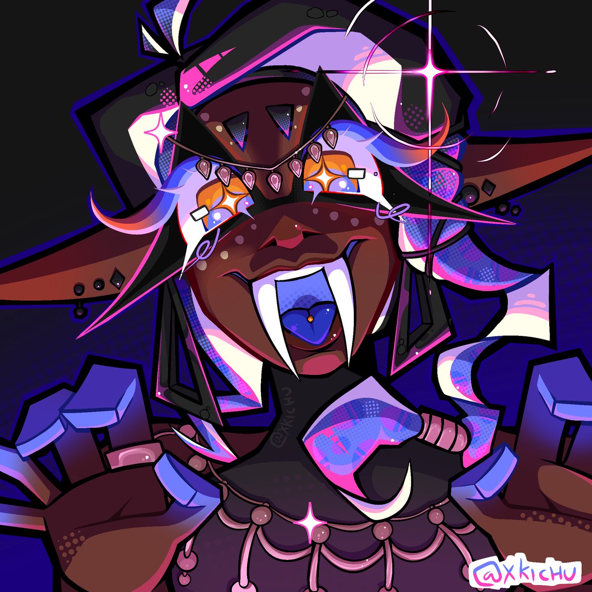 Xkichuu's tweet photo. Im really excited for Halloween🎃
#splatoon #splatoon3 #fryesplatoon https://t.co/8zm60pXZxC