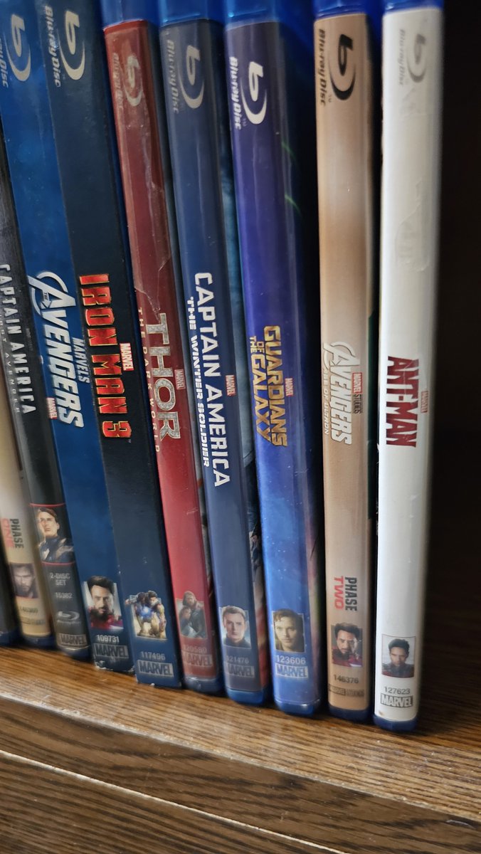 HIstroy13's tweet photo. In my quest to watch all of mavel movies. I got all the phase 2 films. This weekend starts with Iron man 3 and should end phase 2 on the third weekend of October. https://t.co/pFzHVSzHVj