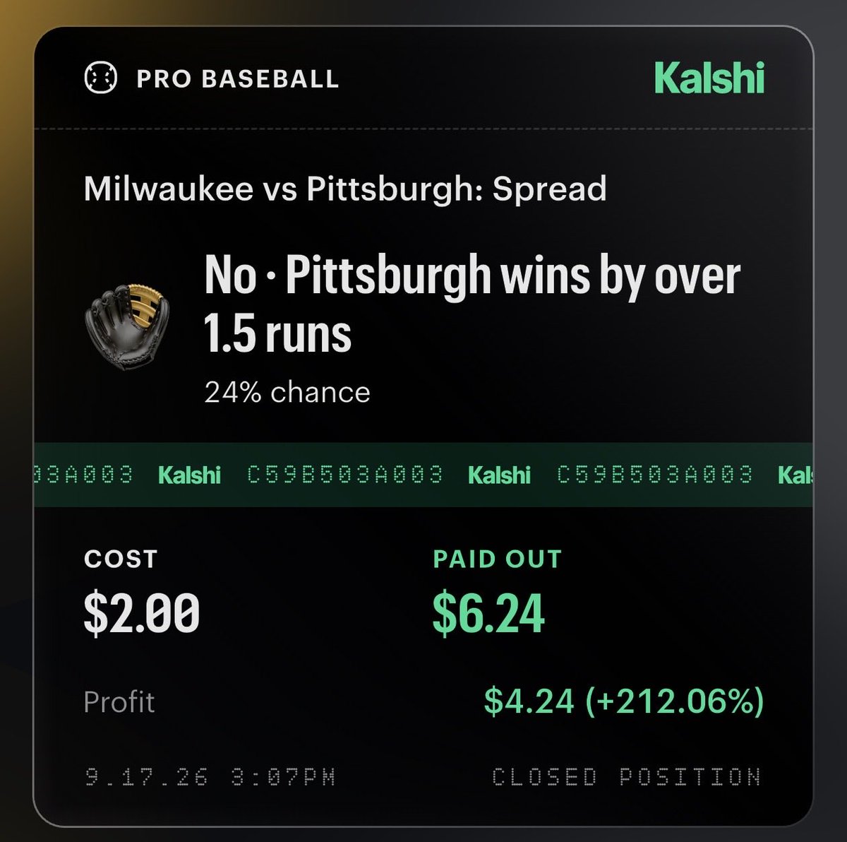Capodaplug23's tweet photo. A lil something… now to Thursday night football … thank you @avodotbet #positiveEV https://t.co/autHJG9WL5