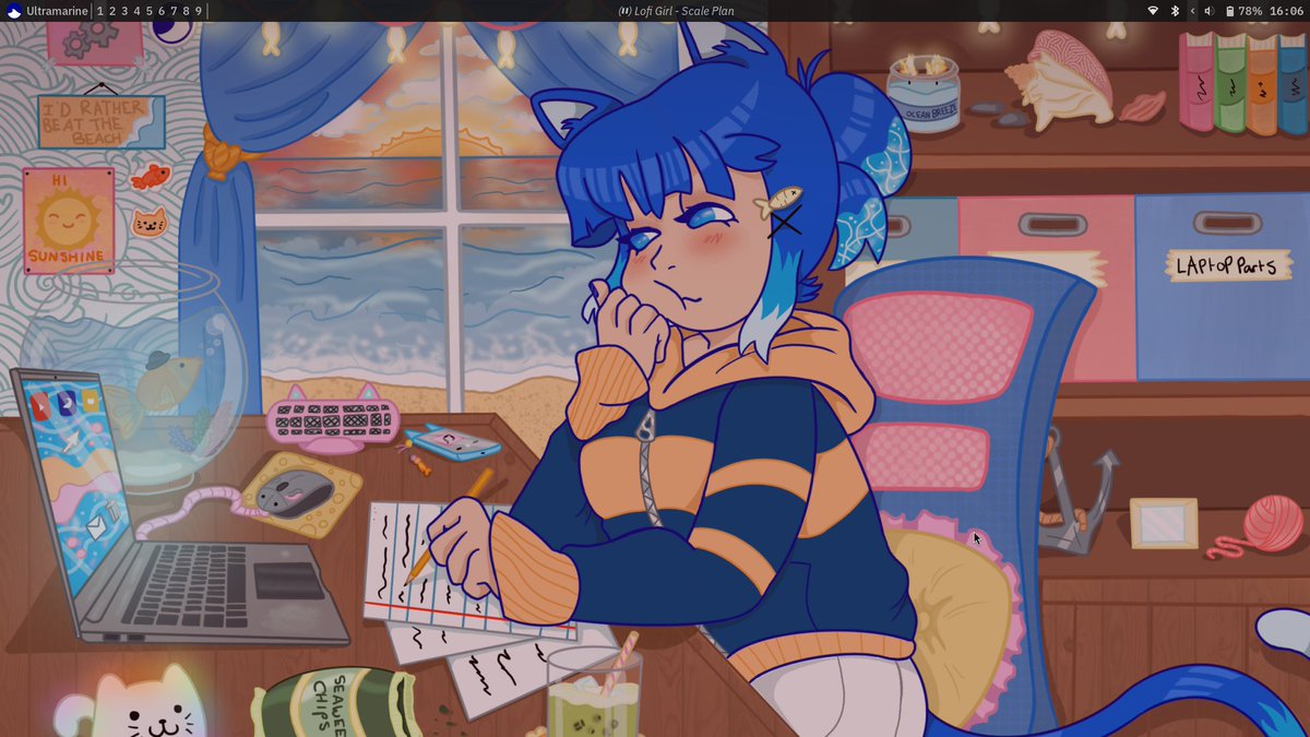 wal_lib's tweet photo. Ultramarine is really Good! https://t.co/ROKXN80KpK
