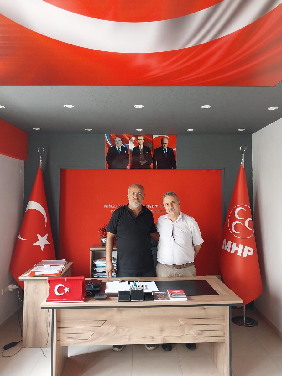 mhpselcuk35's tweet photo. MHP Selçuk İlçe Sekreteri Mehmet Kaya Muğla Yatağan MHP İlçe Teşkilatını ziyaret etti İlçe Başkanı Osman Bulut ve Yönetim Kurulu üyesi Adem Zebın ile gündemi konuşup değerlendirmelerde bulunduk.Vafols6n Teşkilatlarımız .🇹🇷🤘🇹🇷🤘🇹🇷 https://t.co/lDoBiVUNRQ