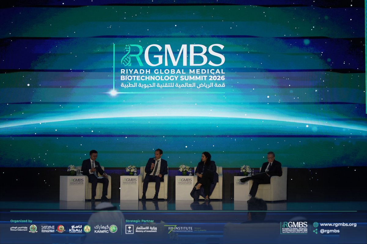 rgmbs's tweet photo. استعرضت الجلسة العلمية المقامة ضمن قمة الرياض العالمية للتقنية الحيوية الطبية 2026، رحلة توطين العلاج الجيني في شراكة سعودية مع شركة أسترازينيكا لتطوير علاج لمرض (ASLD)، من اعتماد البرنامج إلى تطوير نماذج ما قبل السريرية وتحسين تقنية التحرير الجيني، مع بحث مستقبل توطين هذه التقنيات وتوسيع تطبيقاتها.

#RGMBS2026
#Medical_biotech_excellence
#قمة_الرياض_للتقنية_الحيوية