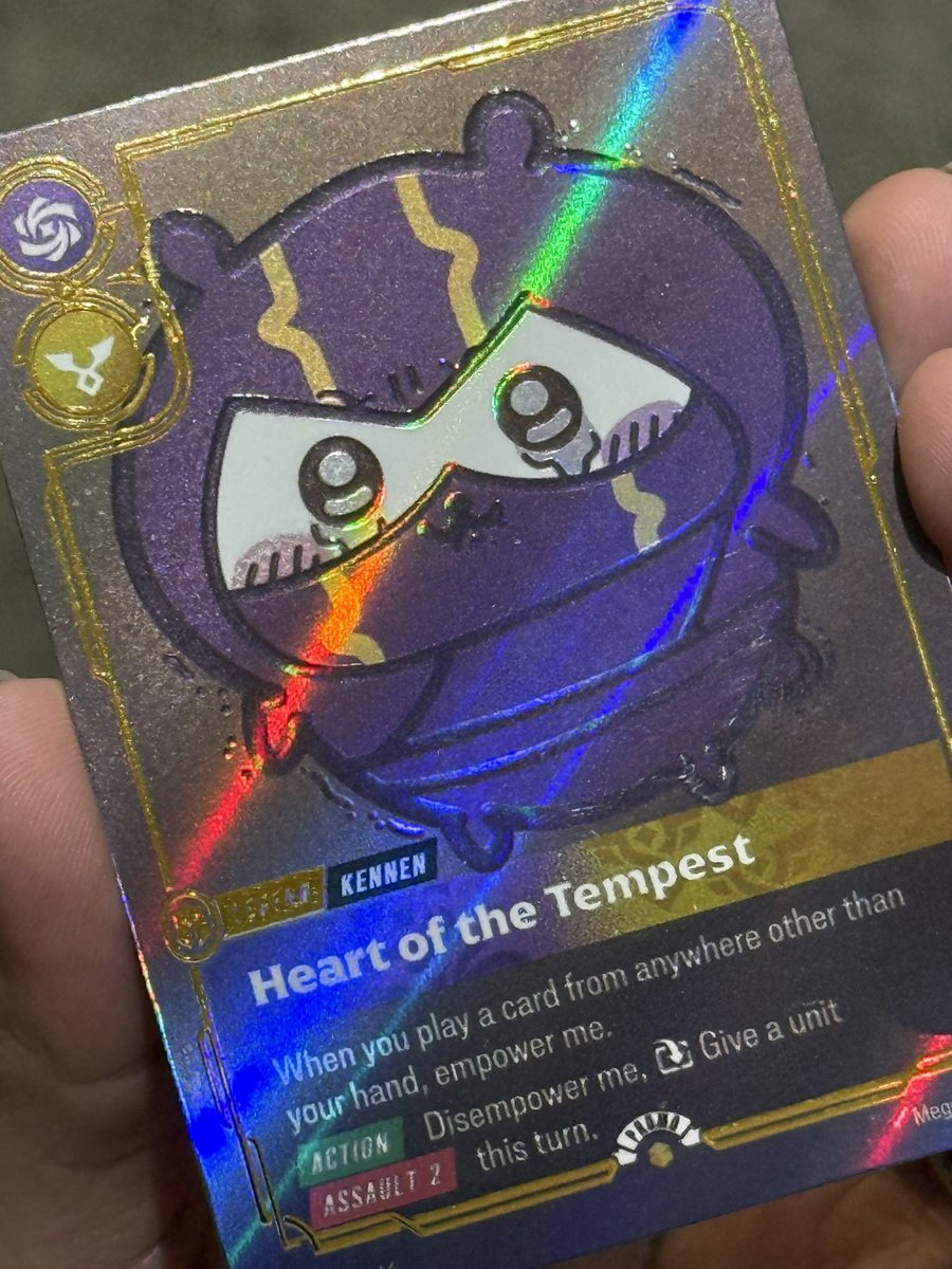 MeguPlz's tweet photo. Kennen when stacked deck is banned https://t.co/nlTkq6h8gJ