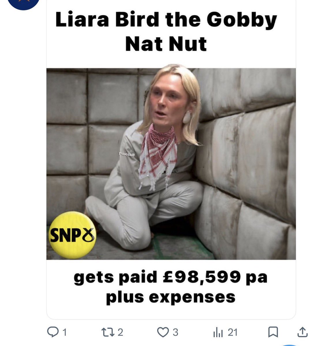 ArthurMackjle's tweet photo. @scottishgreens Yet another slavering green turd, still living with mummy. But milking the system. https://t.co/QjVQHjShc7