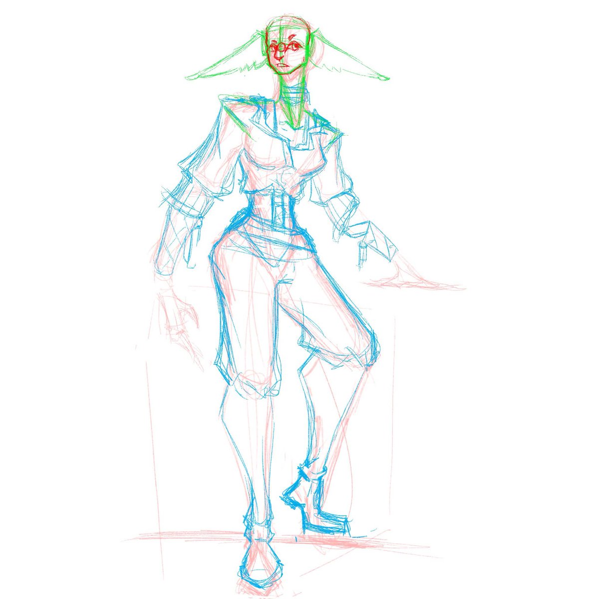 PaladinOnyx's tweet photo. been a minute since I’ve actually posted huh. Well I’m still alive. Idk if I’m naming her Opal, Crystal or Gemini? Any suggestions. She’s gonna be an off white color for the most part. Her eyes are a light purple with black sclera’s,giving her different haircuts can’t decide https://t.co/E6aWZ4U69n