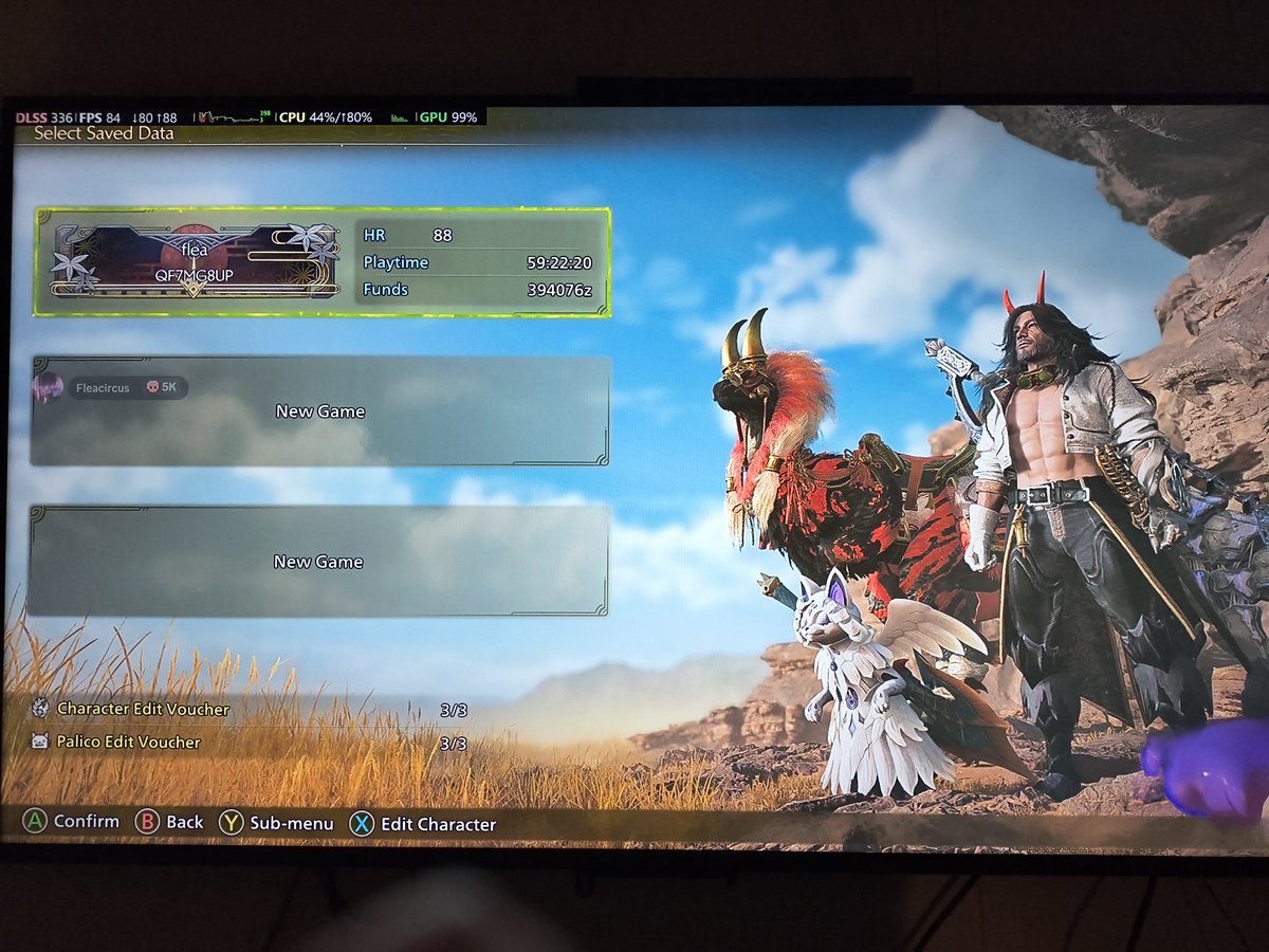 DillonL55523371's tweet photo. @NVIDIAGeForce Monster hunter wilds since day 1 and been playing a lot more recently with freinds #RTXPowersPlay https://t.co/rlxi5POsG2
