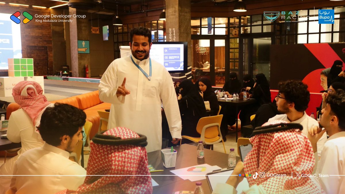 gdgoc_team's tweet photo. مدخل لفهم لغة الأرقام وأساسيات الإدارة المالية في مسار المالية ضمن برنامج مسارات مع الاستاذ فهد الغامدي، الاستاذة نور اللحياني، الاستاذ حسن الردادي💰

#lifeatbupaarabia | #مسارات_الغد | #GDGoC https://t.co/FGZqpeUXy0