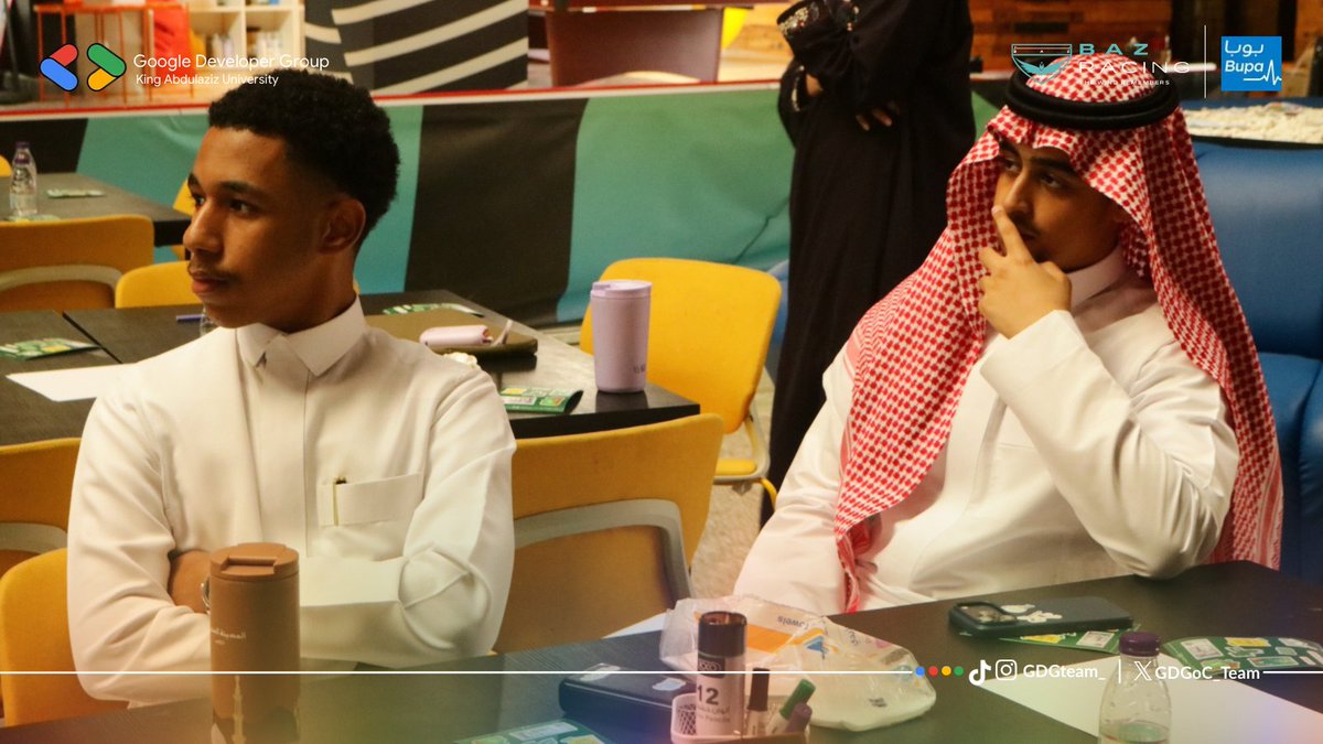 gdgoc_team's tweet photo. مدخل لفهم لغة الأرقام وأساسيات الإدارة المالية في مسار المالية ضمن برنامج مسارات مع الاستاذ فهد الغامدي، الاستاذة نور اللحياني، الاستاذ حسن الردادي💰

#lifeatbupaarabia | #مسارات_الغد | #GDGoC https://t.co/FGZqpeUXy0